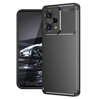 Case for Xiaomi POCO X5 5G, Carbon Gel, black