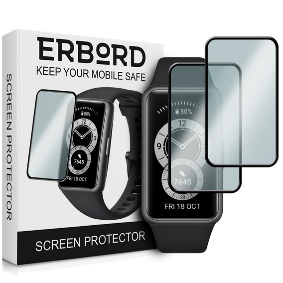 2x ERBORD Hybrid Glass for Huawei Band 6