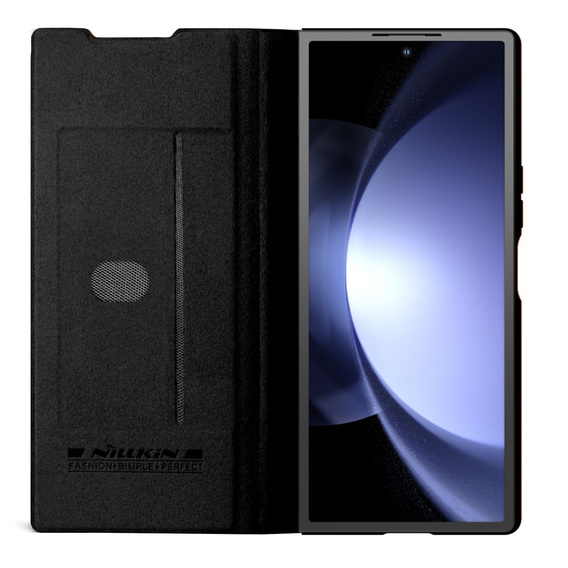 NILLKIN flip case for Samsung Galaxy Z Fold6 5G, CamShield Qin Pro, leather, black