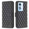 Flip case for Oppo Reno 11F 5G, Wallet, BINFEN COLOR, black