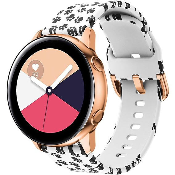 Smooth strap for Samsung Galaxy Watch Active 22mm, Paw