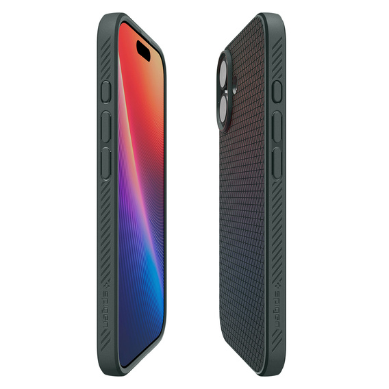 Spigen Liquid Air Case for iPhone 17, Abyss Green