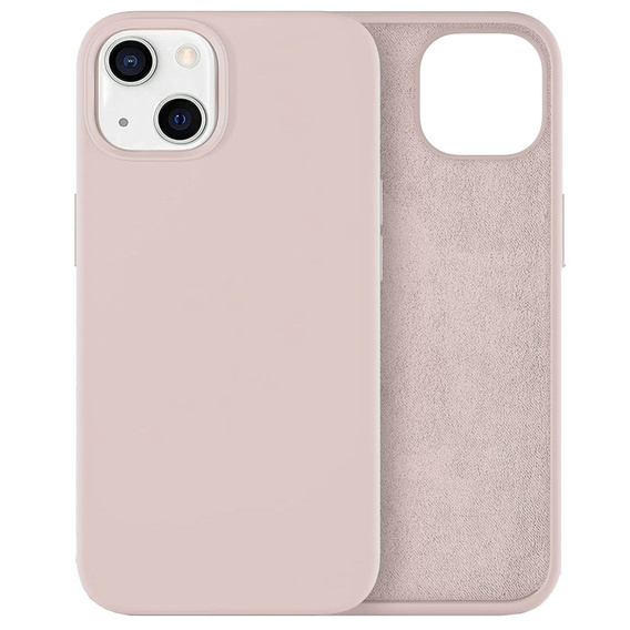 Case for iPhone 14, Silicone Lite, pink