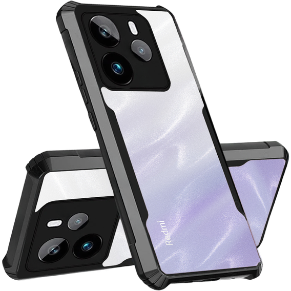 Case for Xiaomi Redmi Note 14 5G, AntiDrop Hybrid, black