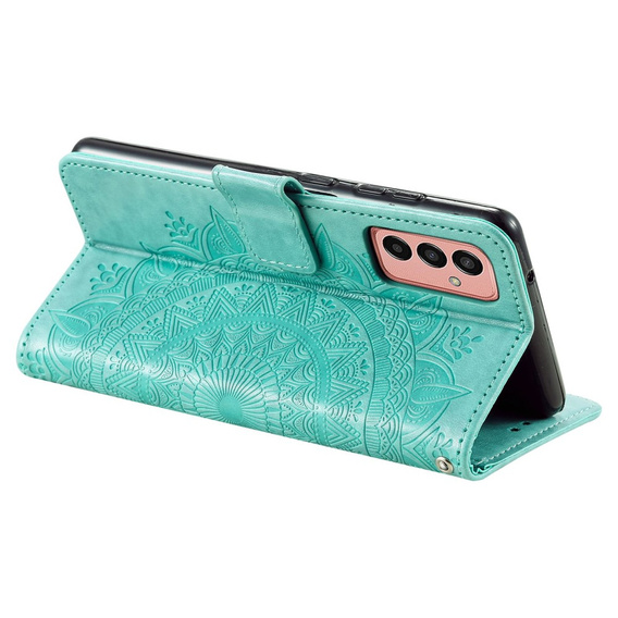 Flip case for Samsung Galaxy A14 4G/5G, Mandala, green