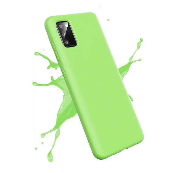 Case for Samsung Galaxy A02s, Silicone Lite, light green