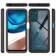 Case for Motorola Moto G42 4G, Shockproof, with film, black