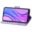 Flip case for Xiaomi Redmi 9, Butterfly, purple