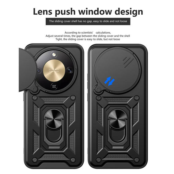 CamShield Slide armoured case with camera cover and ring for Honor Magic 8 Lite