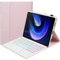 Case + keyboard Xiaomi Pad 6 / 6 Pro, with touchpad, pink