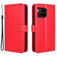 Flip case for T Phone 2 Pro 5G, Crazy Horse Wallet, red