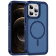 Case with frame for iPhone 12/12 Pro, for MagSafe, blue