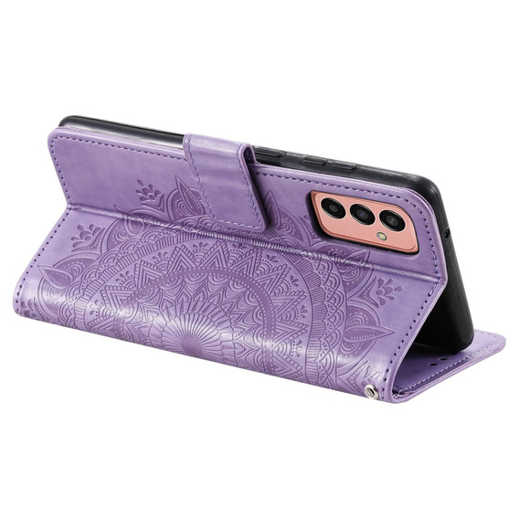 Flip case for Samsung Galaxy A14 4G/5G, Mandala, purple