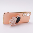 Case for Oppo A78 4G, Astronaut, pink rose gold