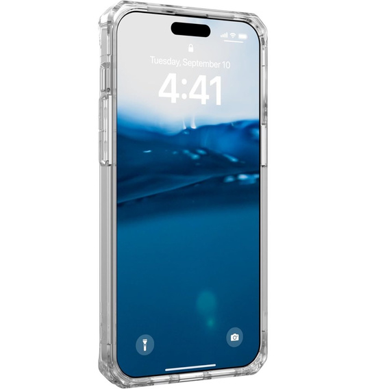 Case Urban Armor Gear for iPhone 15 Pro Max, Plyo, transparent