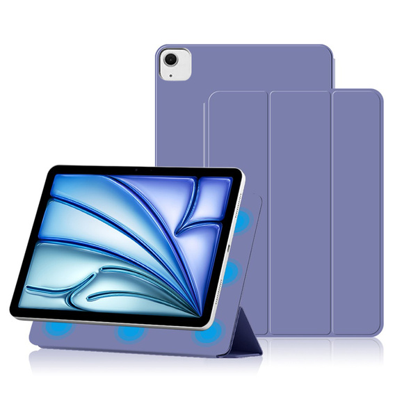 Case for Apple iPad Air 13" 6 gen. 2024 (A2836, Magnetic, Smartcase, purple