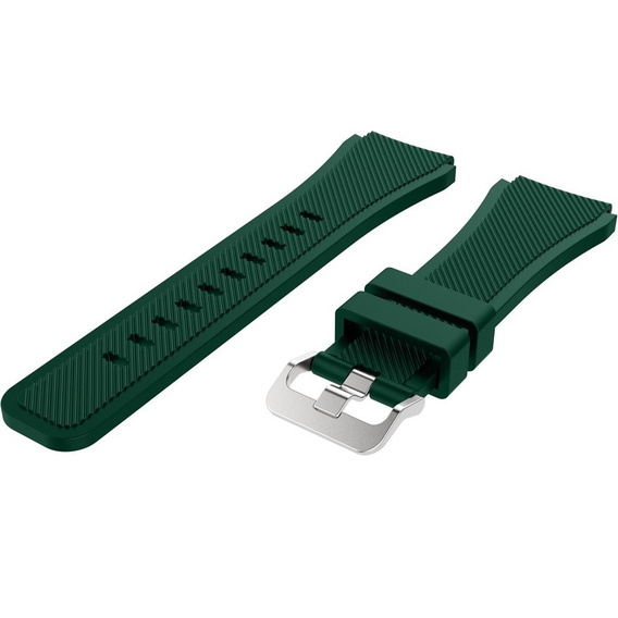 Silicone strap Twill Texture 20mm, Cyan