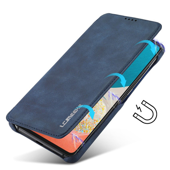 Flip case for Samsung Galaxy A53 5G, LC.IMEEKE, blue