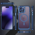 Case for iPhone 15 Pro, ERBORD Impact Guard, MagSafe, blue