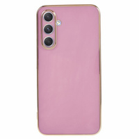 Case for Samsung Galaxy A15, Glamour CamShield, purple + 9H glass
