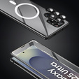 Magnetic Dual Glass MagSafe case for Samsung Galaxy S25 Ultra, black