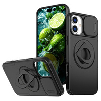 Case for iPhone 16 Plus, Military Magnet, for MagSafe, black