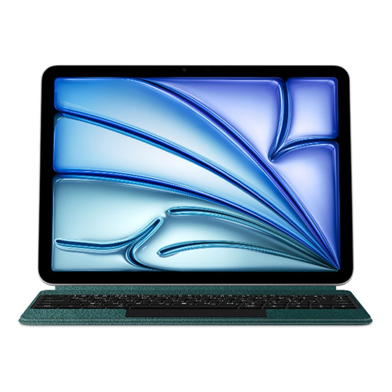 Keyboard Case for iPad Air 13" 2024, Magnetic Keyboard Touchpad, green