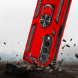 Armor Case for Samsung Galaxy Z Fold 4 5G, Nox Case Ring, red