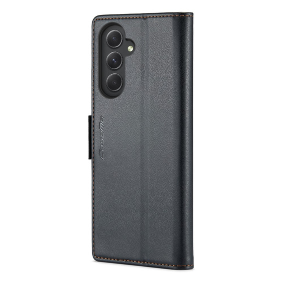 CASEME flip case for Samsung Galaxy A54 5G, Litchi Wallet, black