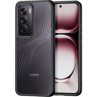 DuxDucis case for Oppo Reno 12, Aimo case, transparent / black