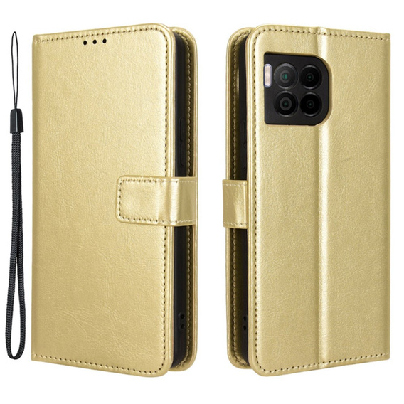 Flip case for T Phone 2 Pro 5G, Crazy Horse Wallet, gold