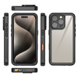 IP68 Waterproof Case for iPhone 16 Pro Max, black