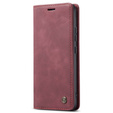 CASEME case for Xiaomi 12T / 12T Pro, Leather Wallet Case, red