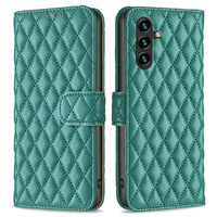Flip case for Samsung Galaxy A56, Wallet, BINFEN COLOR, green
