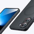 Case for Xiaomi Poco X7 Pro 5G, for MagSafe, ERBORD Matt Case, black
