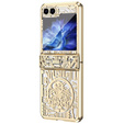 Case for Samsung Galaxy Z Flip7 FE / Z Flip6, Mechanical Legend, gold