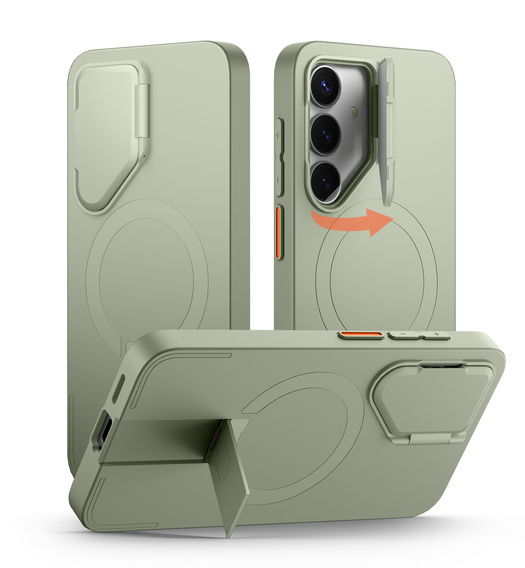 Case for Samsung Galaxy S25, Suritch Shockproof, for MagSafe, green