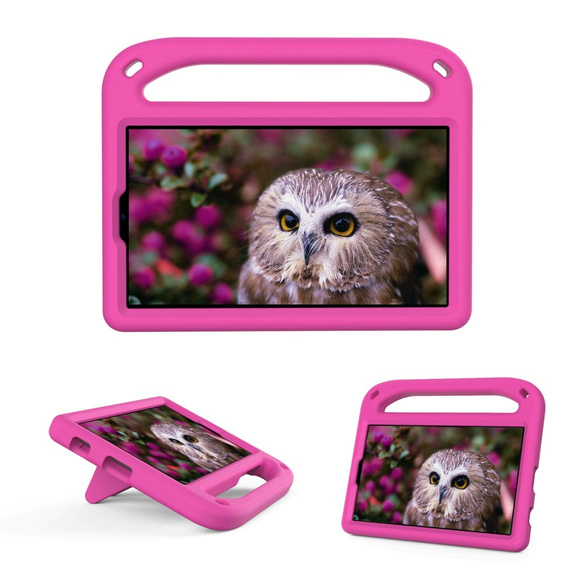 Children's Case for Samsung Galaxy Tab A7 Lite 8.7 T220 / T225, Children's Case with Holder, pink