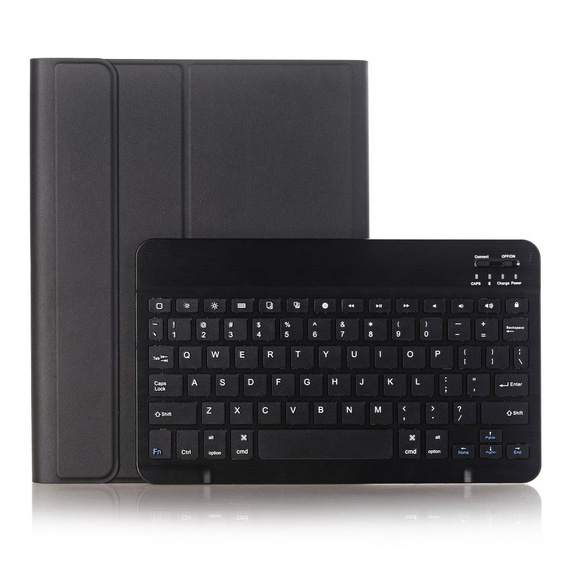 Case + keyboard iPad 7/8/9 10.2 2019/2020/2021, Pen Slot, black