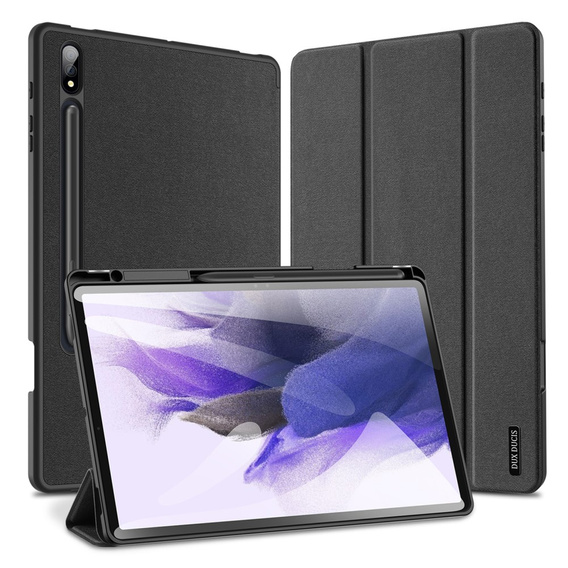 Case for Samsung Galaxy Tab S9+ 12.4", Dux Ducis Domo, black