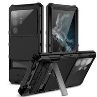 Case for Samsung Galaxy S22 Ultra, R-JUST, armoured, black