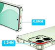 Case for Oppo Reno 14, reinforced, with camera protection, transparent