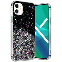Case for iPhone 12/12 Pro, Glittery, black