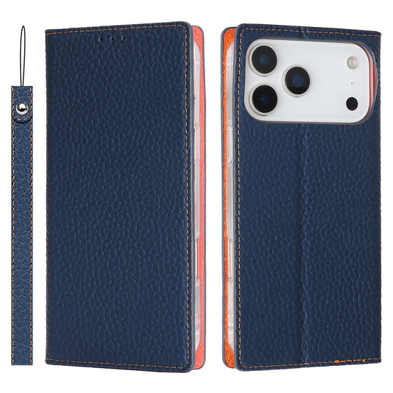 Litchi Skin Grain flip case for iPhone 17 Pro