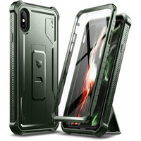 Armored case for iPhone X / XS, Dexnor Full Body, green