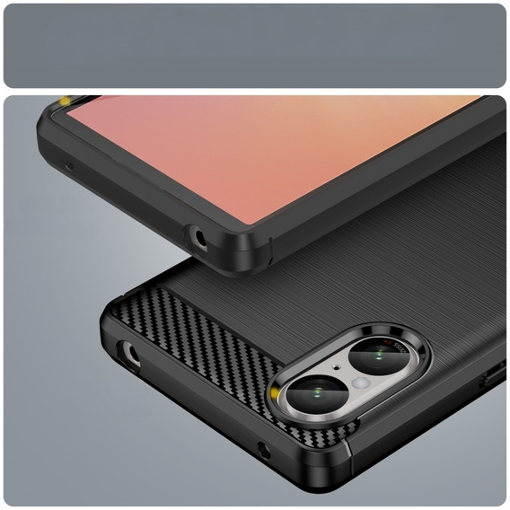 Case for Sony Xperia 5 V, Carbon, black