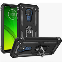 Armor Case for Motorola Moto G7 Power, Nox Case Ring, black