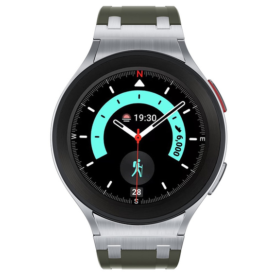 Silicone strap for Samsung Galaxy Watch 4/5/6 40/42/43/44/45/46/47mm.