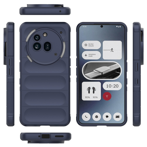 Case for Nothing Phone 3A Pro, Gaming Shockproof, dark blue