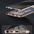 Case for Samsung Galaxy S25 Ultra, Privacy Dual Glass, gold